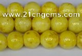 CMJ906 15.5 inches 6mm round Mashan jade beads wholesale