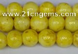 CMJ906 15.5 inches 6mm round Mashan jade beads wholesale