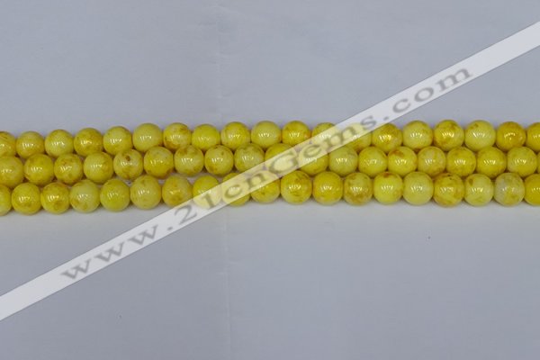 CMJ906 15.5 inches 6mm round Mashan jade beads wholesale