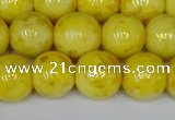 CMJ907 15.5 inches 8mm round Mashan jade beads wholesale