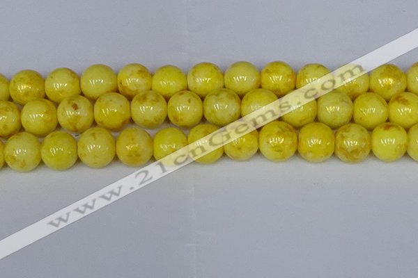 CMJ909 15.5 inches 12mm round Mashan jade beads wholesale