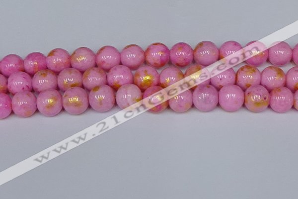 CMJ919 15.5 inches 12mm round Mashan jade beads wholesale