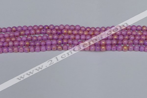 CMJ920 15.5 inches 4mm round Mashan jade beads wholesale