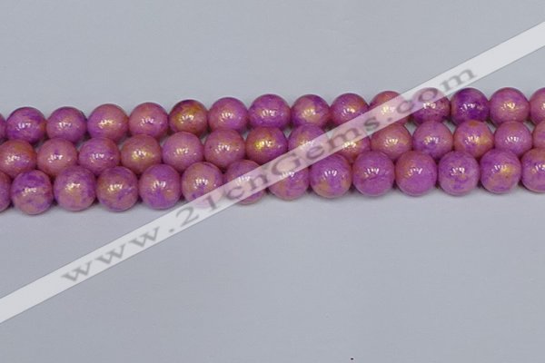 CMJ923 15.5 inches 10mm round Mashan jade beads wholesale