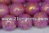 CMJ924 15.5 inches 12mm round Mashan jade beads wholesale