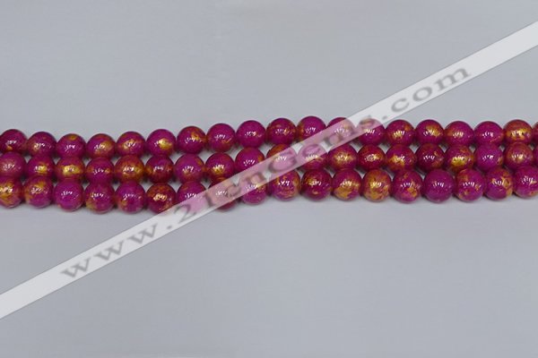 CMJ926 15.5 inches 6mm round Mashan jade beads wholesale