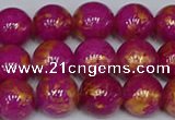 CMJ927 15.5 inches 8mm round Mashan jade beads wholesale