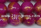 CMJ929 15.5 inches 12mm round Mashan jade beads wholesale