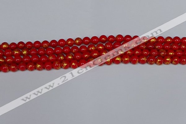 CMJ935 15.5 inches 4mm round Mashan jade beads wholesale