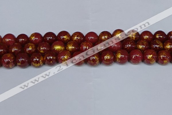 CMJ948 15.5 inches 10mm round Mashan jade beads wholesale