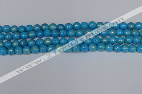 CMJ951 15.5 inches 6mm round Mashan jade beads wholesale