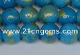 CMJ952 15.5 inches 8mm round Mashan jade beads wholesale