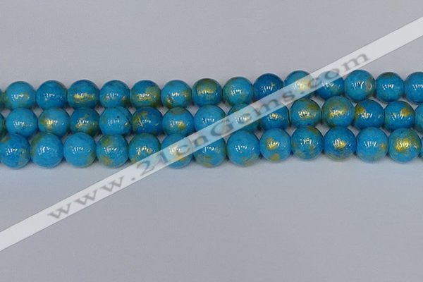 CMJ953 15.5 inches 10mm round Mashan jade beads wholesale