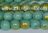 CMJ971 15.5 inches 6mm round Mashan jade beads wholesale