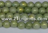 CMJ980 15.5 inches 4mm round Mashan jade beads wholesale