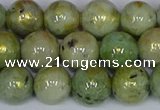 CMJ982 15.5 inches 8mm round Mashan jade beads wholesale