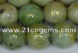 CMJ984 15.5 inches 12mm round Mashan jade beads wholesale