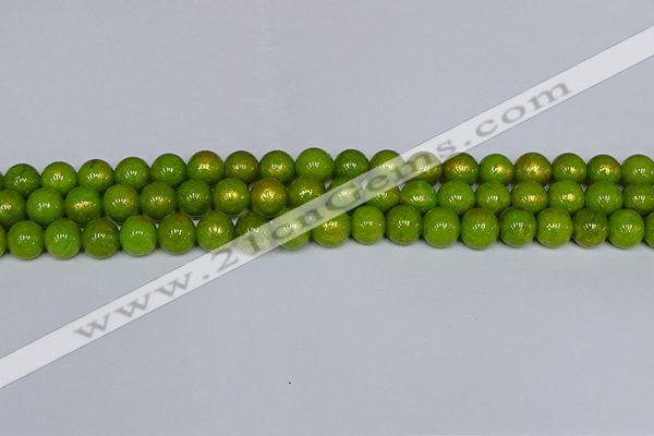 CMJ986 15.5 inches 6mm round Mashan jade beads wholesale
