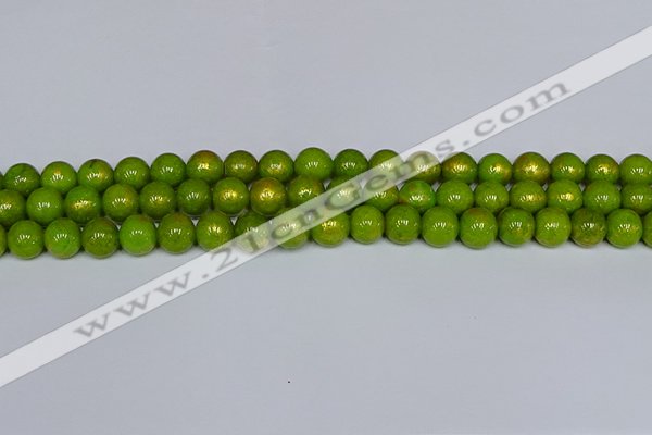 CMJ986 15.5 inches 6mm round Mashan jade beads wholesale