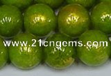 CMJ989 15.5 inches 12mm round Mashan jade beads wholesale