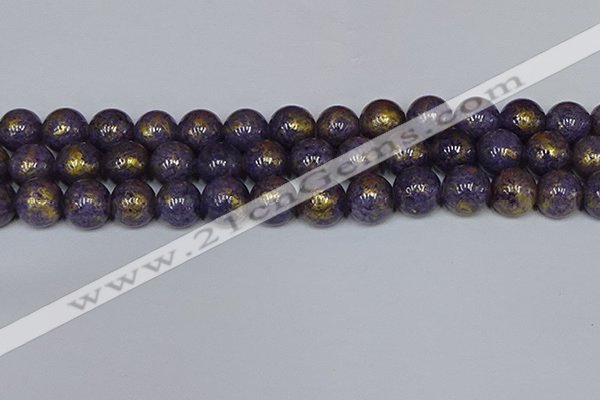 CMJ998 15.5 inches 10mm round Mashan jade beads wholesale