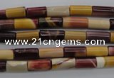 CMK104 15.5 inches 6*11mm tube mookaite beads wholesale