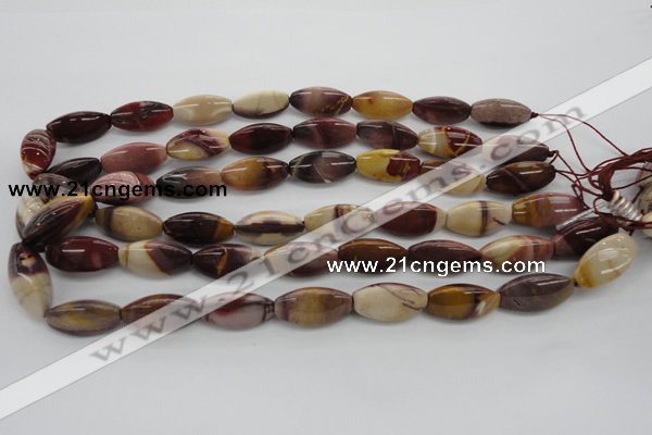 CMK106 15.5 inches 11*22mm trihedron mookaite beads wholesale