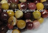 CMK17 15.5 inches 10mm faceted round mookaite beads wholesale