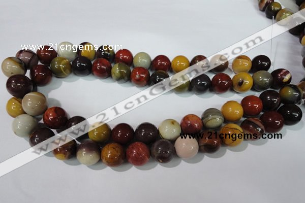 CMK206 15.5 inches 14mm round mookaite gemstone beads wholesale