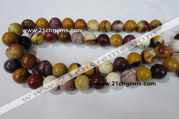 CMK207 15.5 inches 16mm round mookaite gemstone beads wholesale