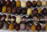 CMK220 15.5 inches 5*8mm rondelle mookaite gemstone beads