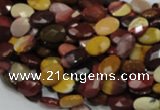 CMK23 15.5 inches 10*14mm faceted oval mookaite beads wholesale