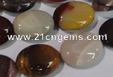 CMK259 15.5 inches 13*18mm oval mookaite gemstone beads