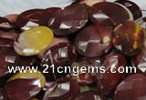 CMK26 15.5 inches 18*25mm faceted oval mookaite beads wholesale