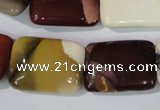 CMK267 15.5 inches 18*25mm rectangle mookaite gemstone beads