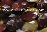 CMK27 15.5 inches 22*30mm faceted oval mookaite beads wholesale