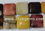 CMK271 15.5 inches 15*15mm square mookaite gemstone beads