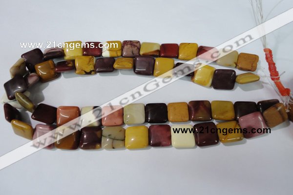 CMK271 15.5 inches 15*15mm square mookaite gemstone beads