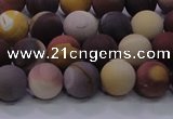 CMK292 15.5 inches 8mm round matte mookaite beads wholesale