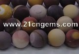 CMK293 15.5 inches 10mm round matte mookaite beads wholesale