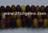 CMK300 15.5 inches 4*6mm rondelle matte mookaite beads wholesale