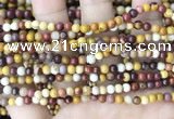 CMK345 15.5 inches 4mm round mookaite jasper beads wholesale