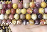 CMK349 15.5 inches 12mm round mookaite jasper beads wholesale