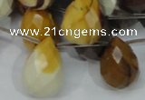 CMK36 15.5 inches 18*25mm faceted teardrop mookaite beads wholesale