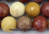 CMK372 15 inches 8mm faceted round mookaite gemstone beads