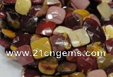 CMK40 15.5 inches 10*10mm faceted square mookaite beads wholesale