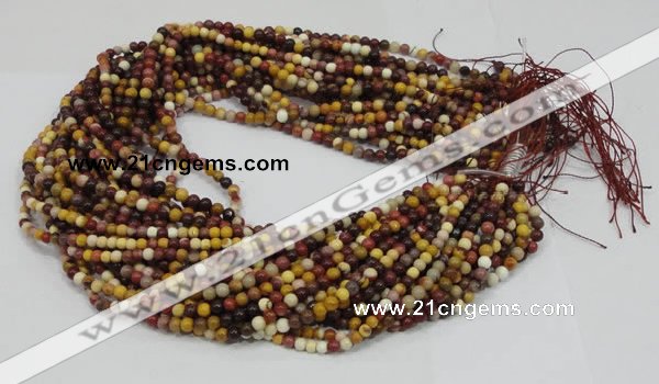 CMK57 15.5 inches 6mm round mookaite gemstone beads wholesale