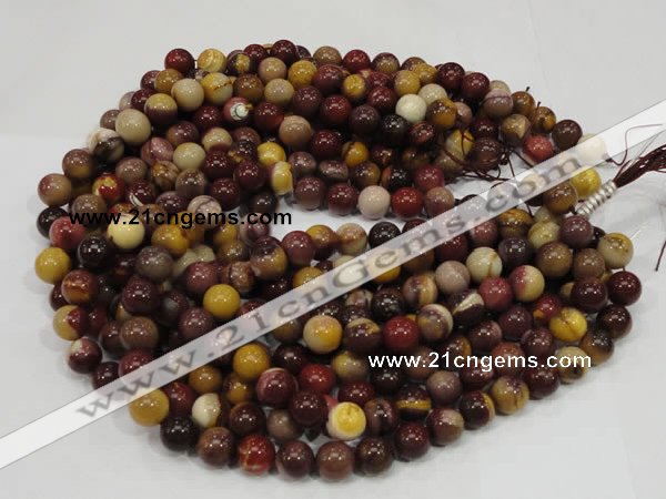 CMK59 15.5 inches 10mm round mookaite gemstone beads wholesale