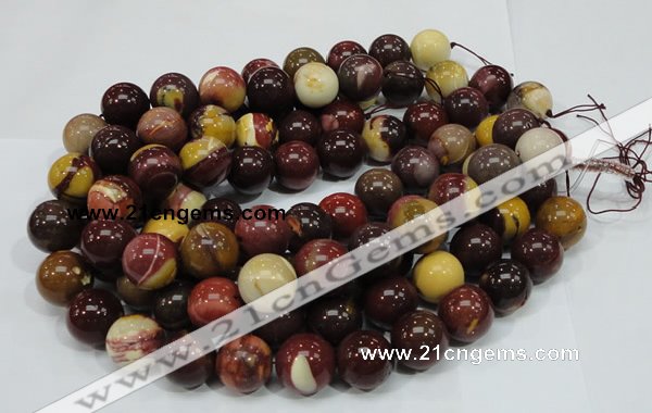 CMK61 15.5 inches 20mm round mookaite gemstone beads wholesale