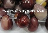 CMK64 15.5 inches 15*20mm teardrop mookaite gemstone beads wholesale